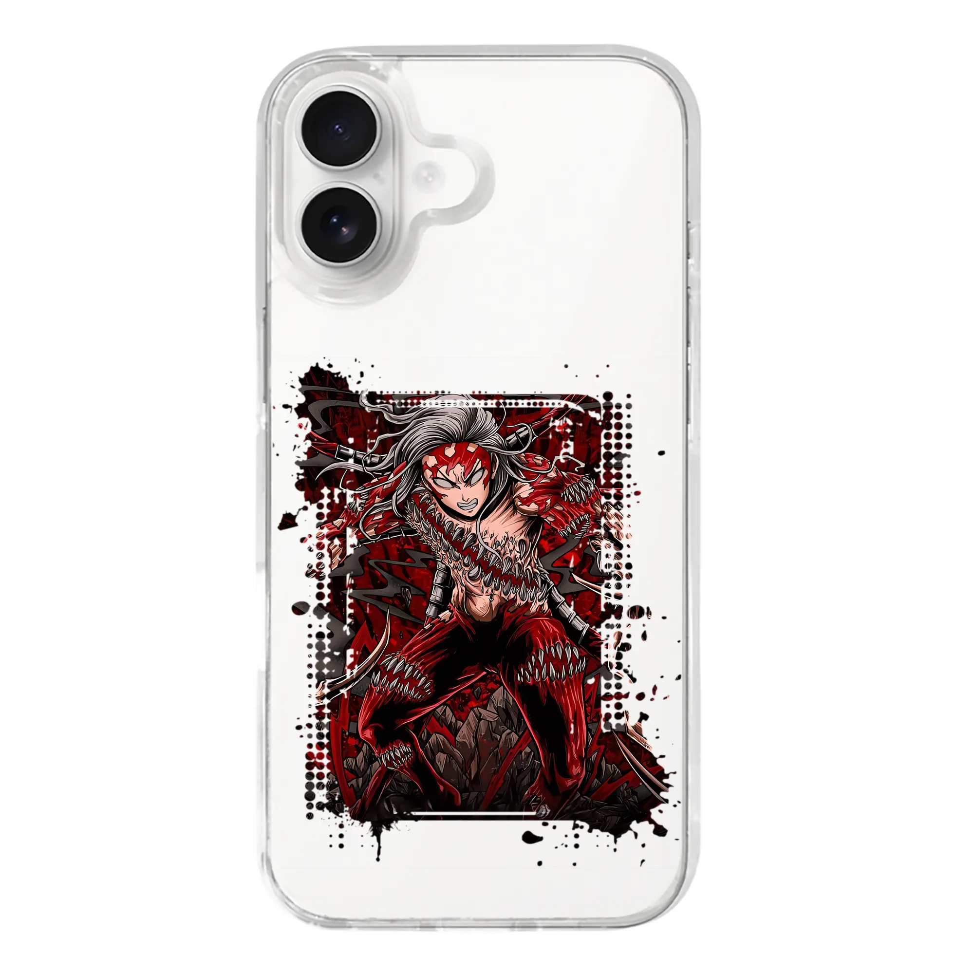 鬼滅の刃 グッズ,鬼舞辻 無惨 - iPhone 17シリーズ 透明スマホケース – 薄型・耐衝撃・精密フィット保護カバー